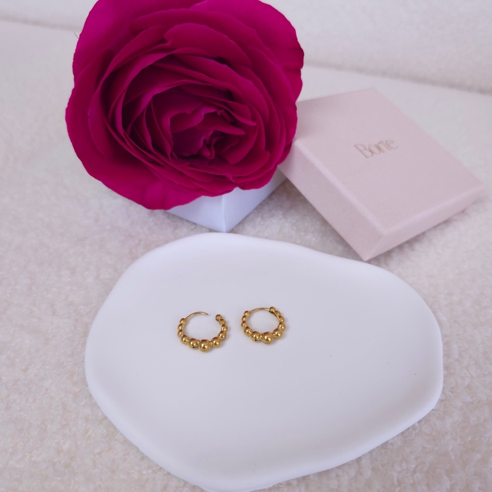 Elegant Gold Hoop Earrings
